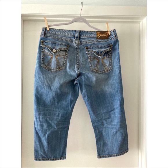 Seven7 Seven 7 Cropped Jeans-fit like 16s - Picture 4 of 8